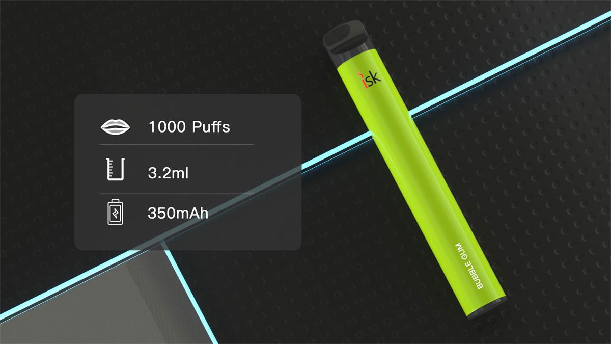 IK032 vape dùng một lần 1000 hơi Lip và Lip Fit Que tròn cổ điển