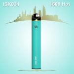 ISK034 Vape Pen dùng một lần 1600 hơi Hình chữ nhật Disposable POD