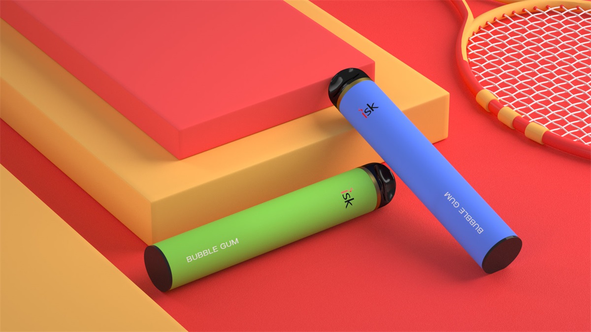 ISK034 Vape Pen dùng một lần 1600 hơi Hình chữ nhật Disposable POD