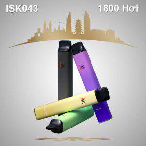 ISK043 Vuông Vape dùng một lần 1800 hơi Disposable POD