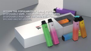 ISK046 Vape dùng một lần 3500 hơi thân vuông cuộn lưới Disposable POD