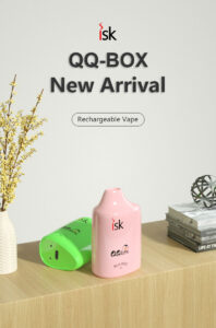 QQ-Box Vape dùng một lần 5000 hơi có thể sạc lại Cuộn lưới Disposable POD