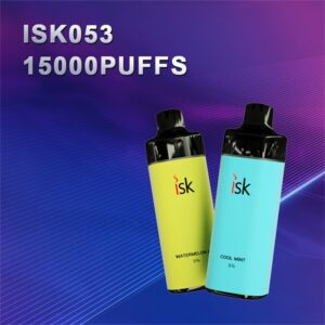 ISK053 15000 Puffs Hộp mực rỗng Vape POD dùng 1 lần với luồng không khí có thể điều chỉnh ở RDL và MTL