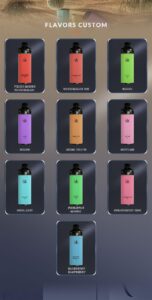 ISK053 15000 Puffs Hộp mực rỗng Vape POD dùng 1 lần với luồng không khí có thể điều chỉnh ở RDL và MTL