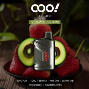 OOO！DESIGN 6000 Puffs Vape POD dùng 1 lần với trải nghiệm đặc biệt về luồng không khí có thể điều chỉnh và cuộn lưới tích hợp RAZ CA6000